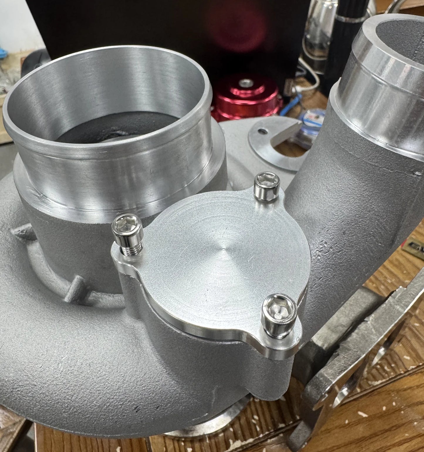 MQB CHARGE PIPE KIT WITH BOV- DV BLOCK OFF PLATE