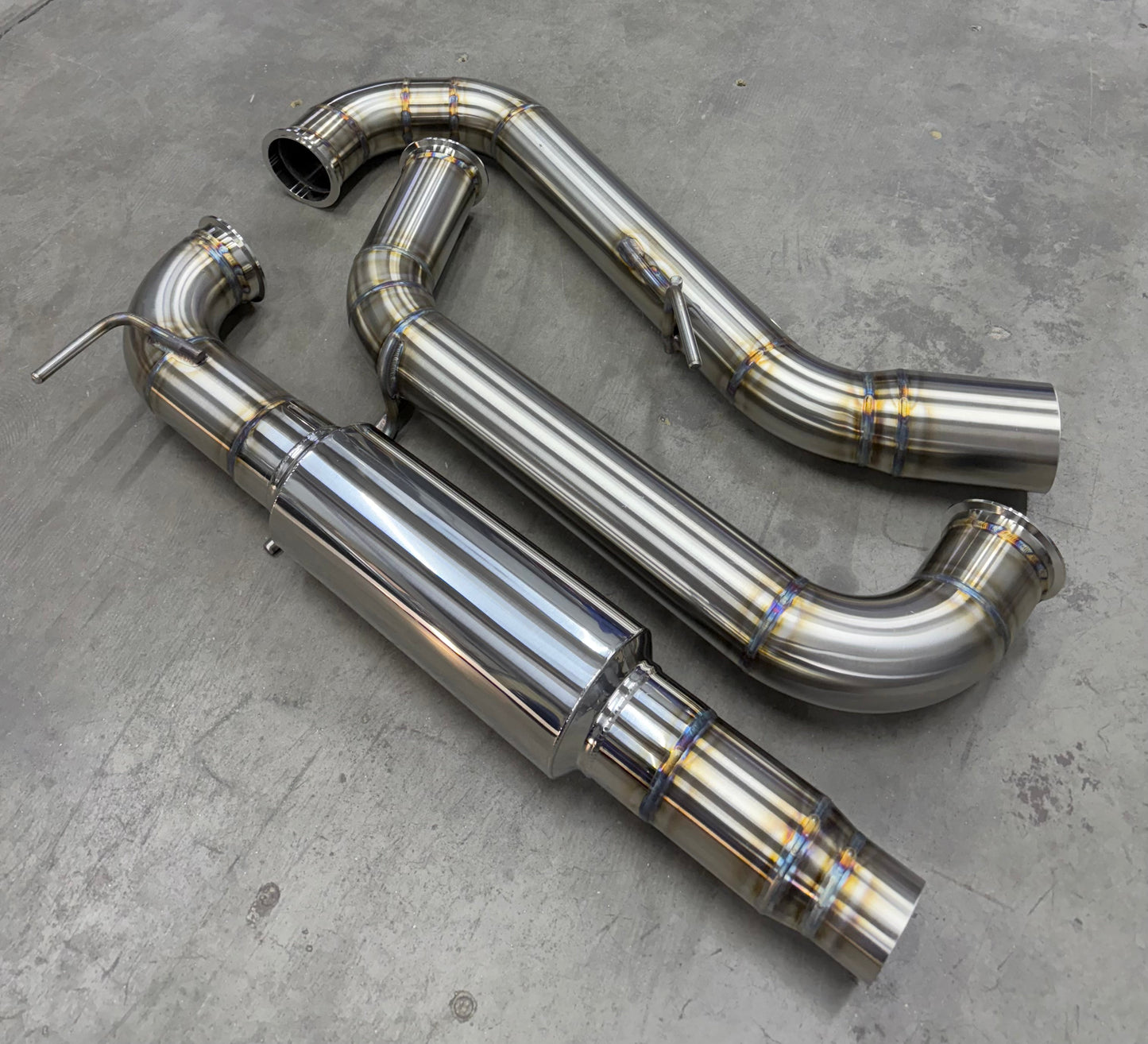 CCdesign **MK7** VW Golf GTI 3.5" Single Exit Catback Exhaust (Driver Side)