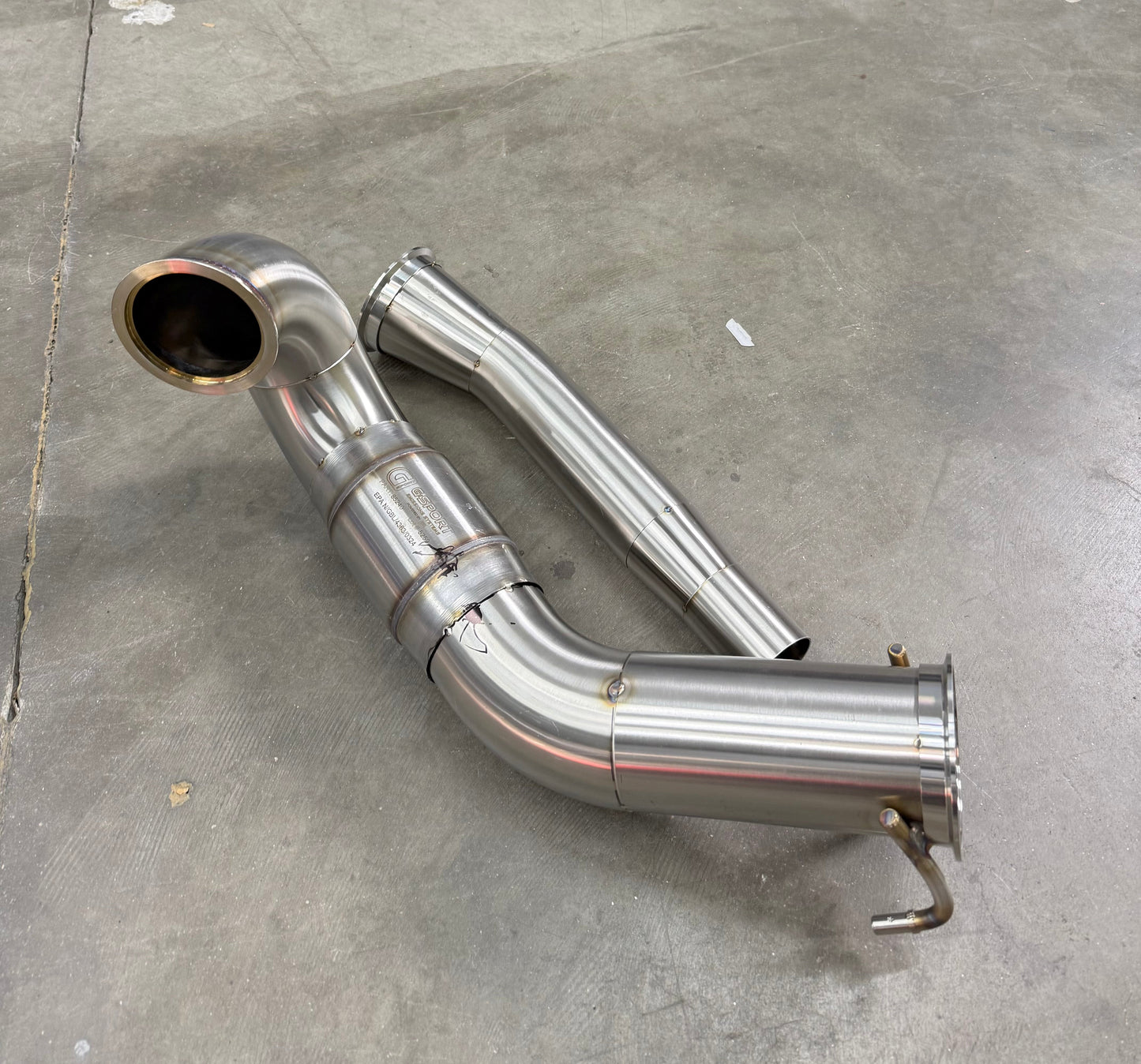 CCdesign Full 4" Downpipe MK8/8.5 VW GTI/Jetta 2.0T & 8Y Audi A3 FWD