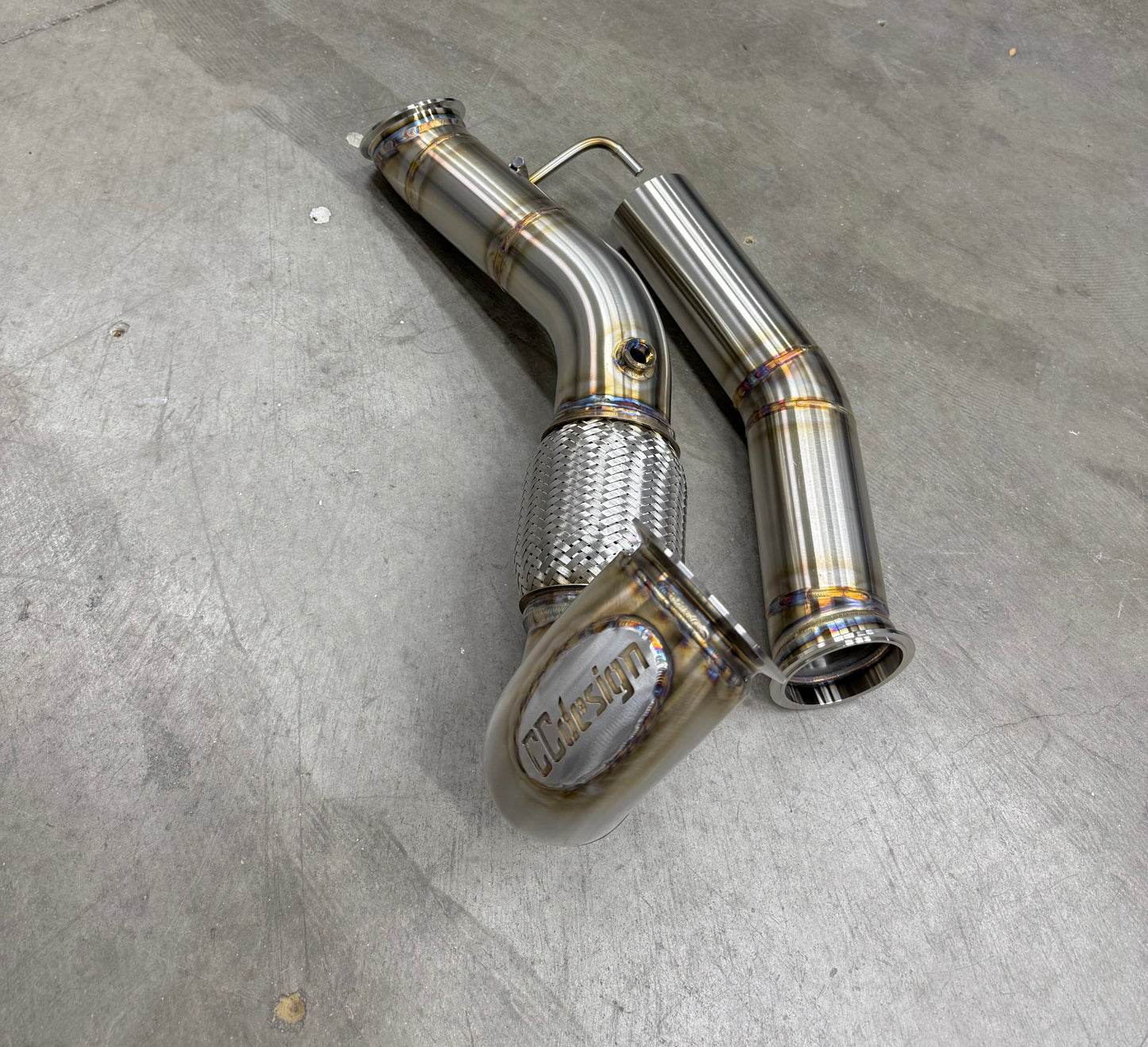 CCdesign Full 4" Downpipe MK7/7.5 VW GTI/Jetta 2.0T & 8V/8S Audi A3 FWD