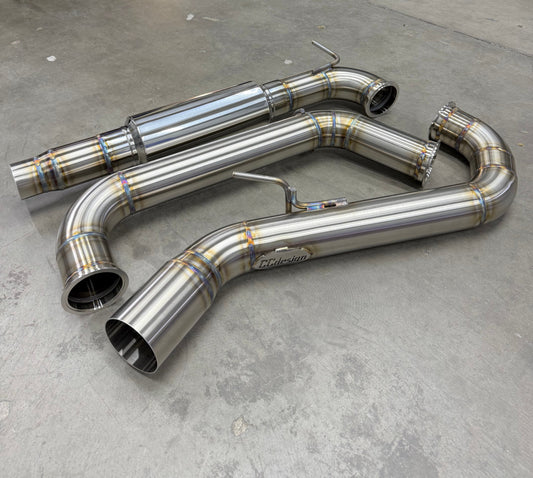 CCdesign **MK7** VW Golf GTI 3.5" Single Exit Catback Exhaust (Driver Side)