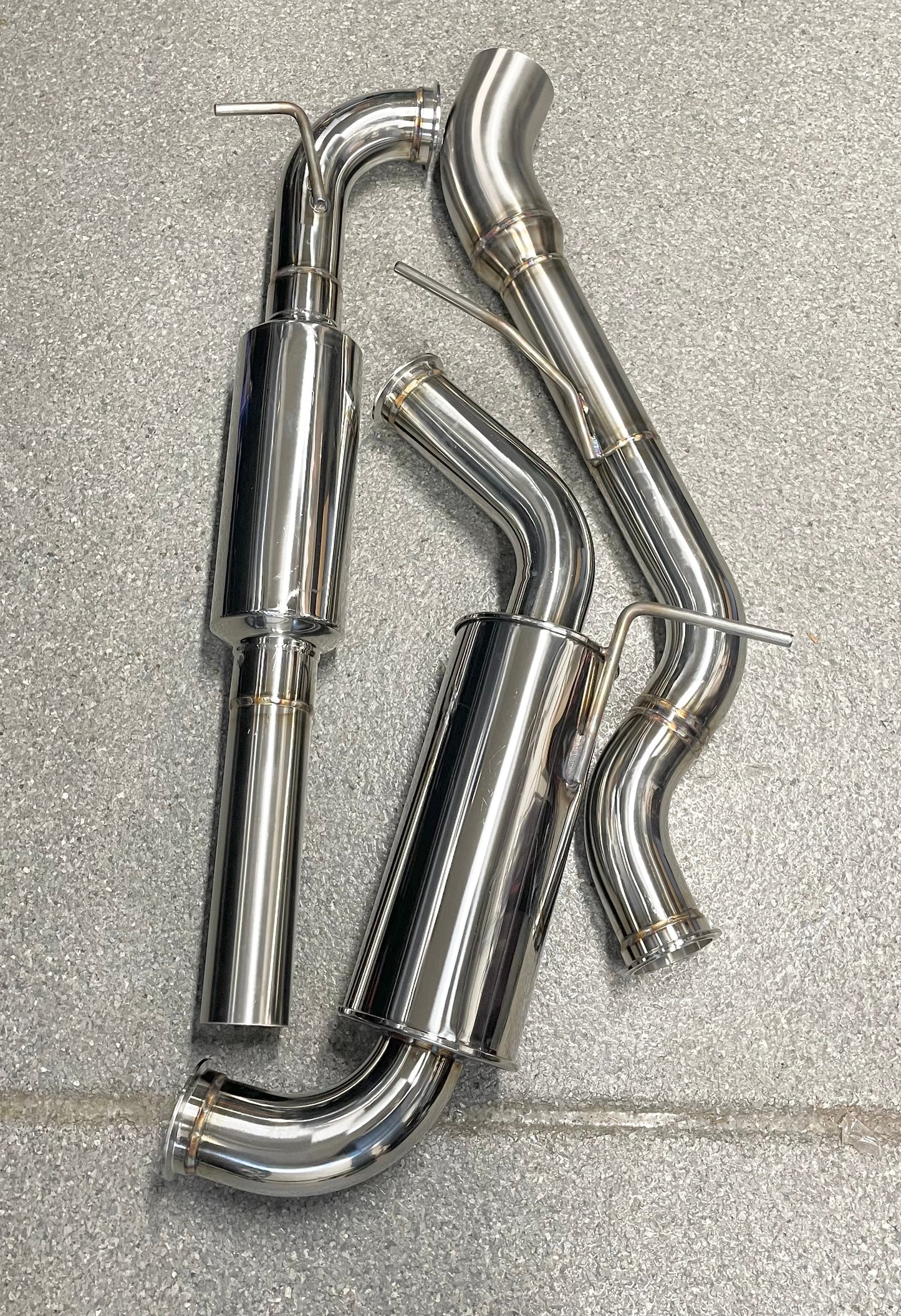 CCdesign **MK7.5** VW Golf GTI 3" Single Exit Catback Exhaust (Passenger Side)