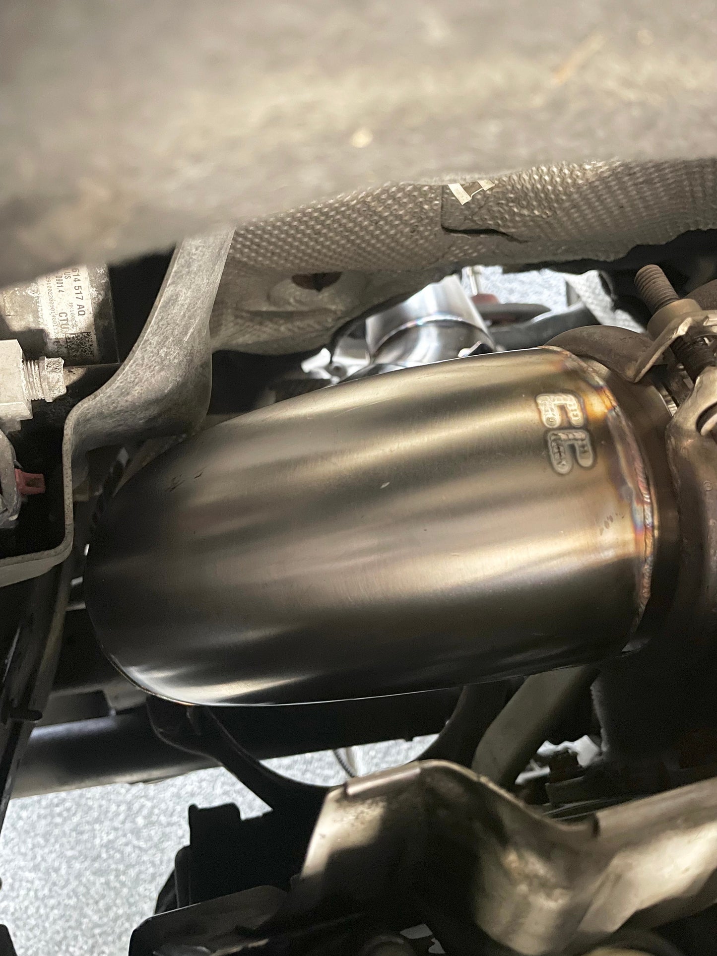 CCdesign 4" Downpipe MK7/7.5 VW Golf R & 8V/8S Audi A3/S3 AWD