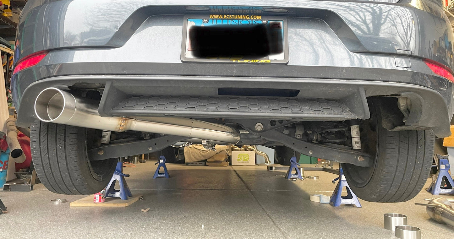 CCdesign **MK7.5** VW Golf GTI 3" Single Exit Catback Exhaust (Driver Side)