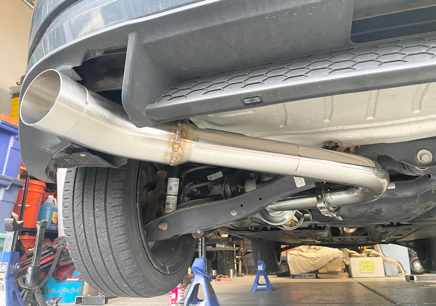 CCdesign **MK7.5** VW Golf GTI 3" Single Exit Catback Exhaust (Driver Side)