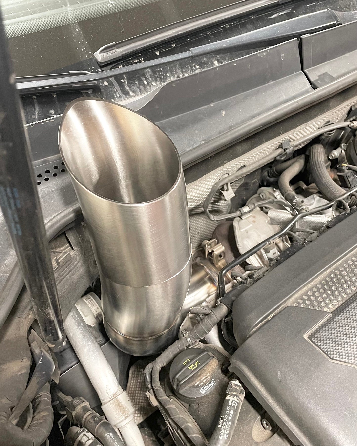 CCdesign 15-21 Audi 8V A3/S3 & Volkswagen MK7/7.5 Golf GTI/R Hood Exit Exhaust