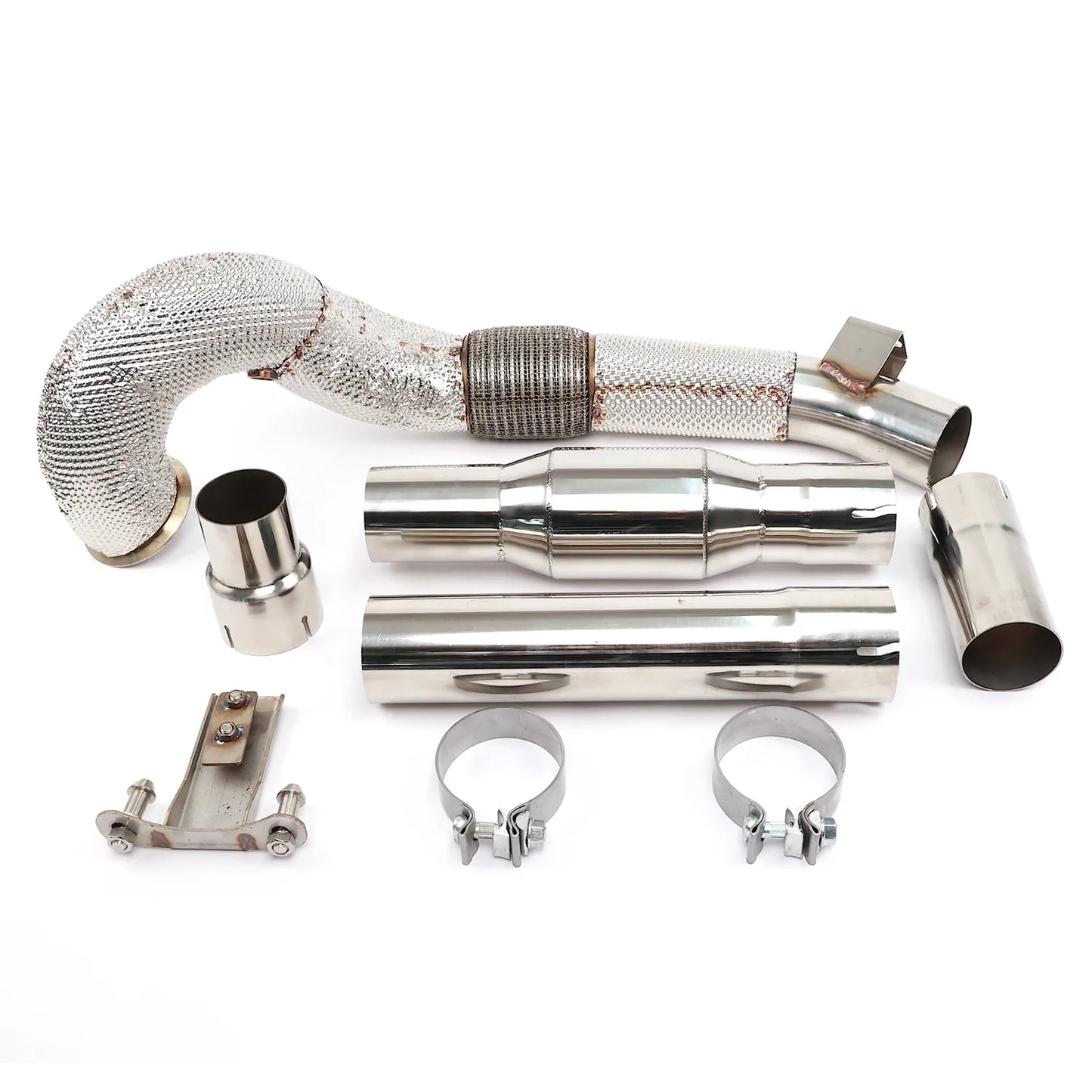 EM 3.5” Catless Exhaust Downpipe for FWD MQB vehicles