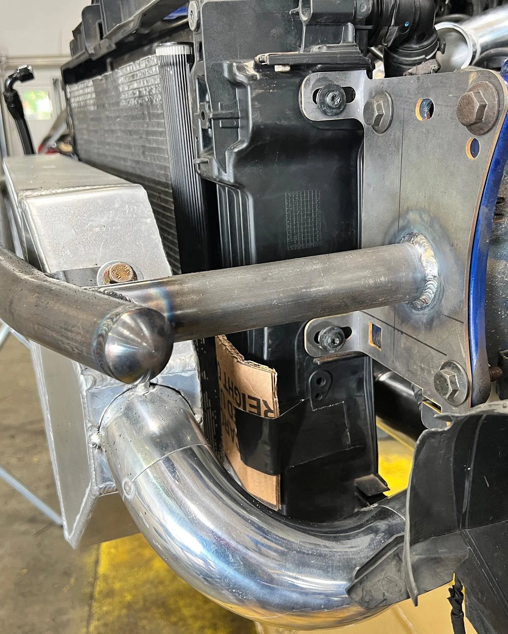 DBV2 Volkswagen MQB/EVO4 Fitment True Front Mount Intercooler + Crash Bar Kit