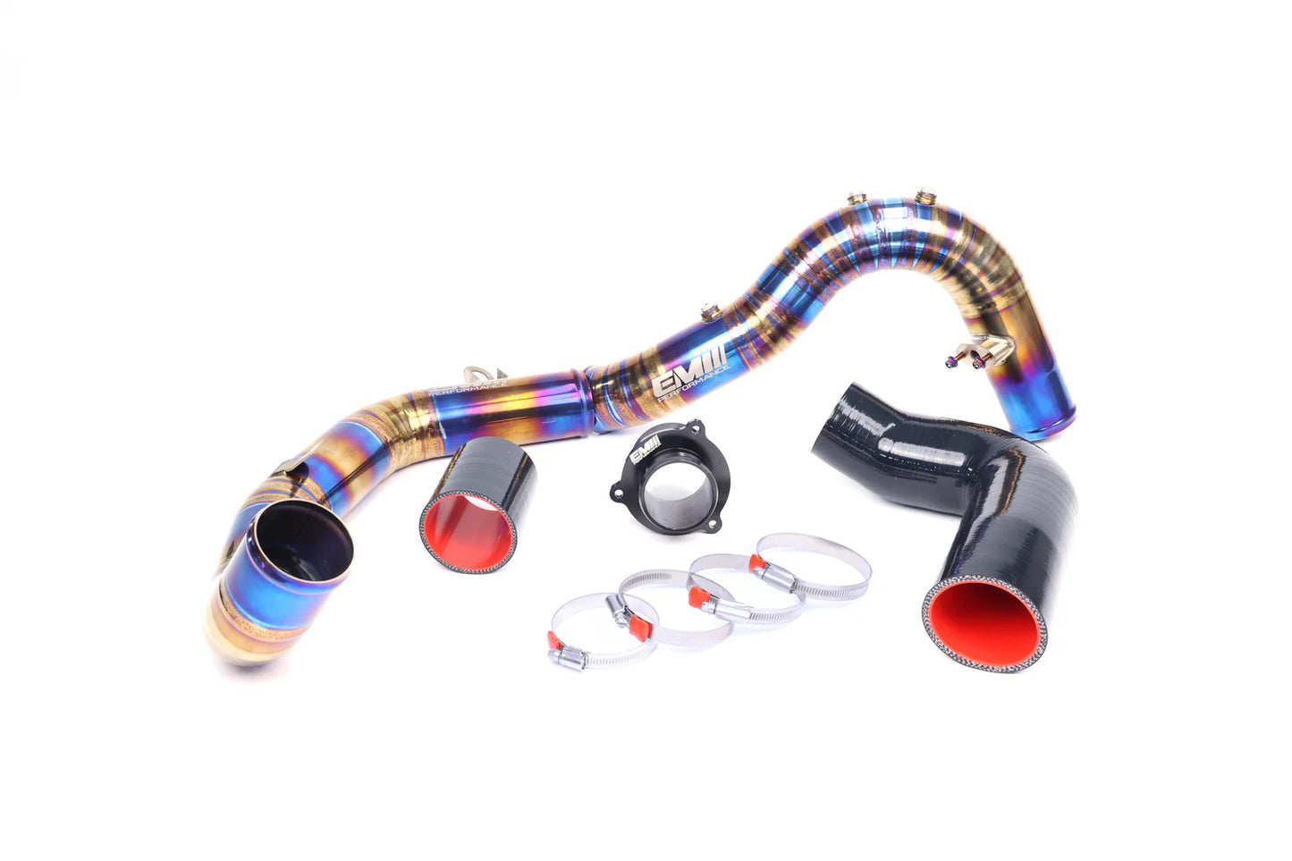 EM 2.5″ Titanium/Aluminum Turbo Charge Pipe Set Upgrade For 2.0T MQB,MQB EVO